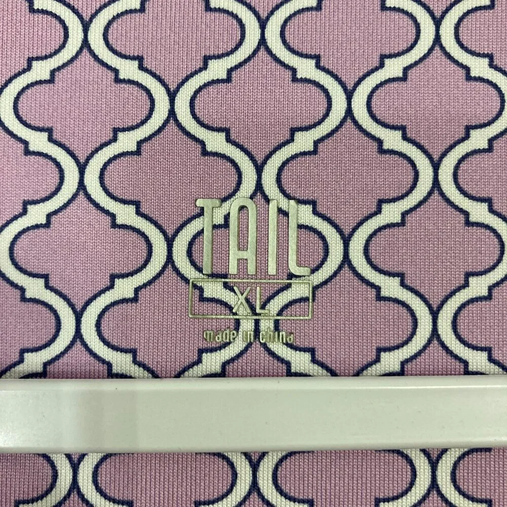 Tail Lavender Geometric Short-Sleeve Polo - Picture 2 of 9